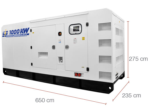 PLANTA EL�CTRICA 1000 KW AC�STICA