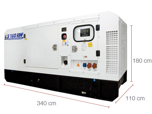 PLANTA EL�CTRICA 160 KW AC�STICA