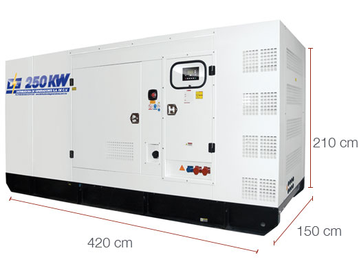 PLANTA EL�CTRICA 250 KW AC�STICA