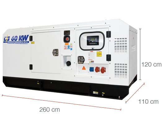 PLANTA EL�CTRICA 60 KW AC�STICA